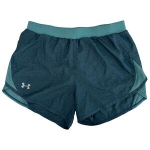 Under Armour Heat Gear Blue Lined Loose Fit Running Workout Shorts Women’s Small